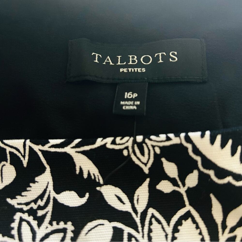 Talbots Dreamy Floral Stretch Cotton Canvas‎ Skirt 16P NWT - Picture 10 of 10